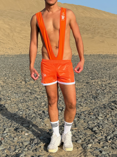 Nylon Board Shorts Orange1.png