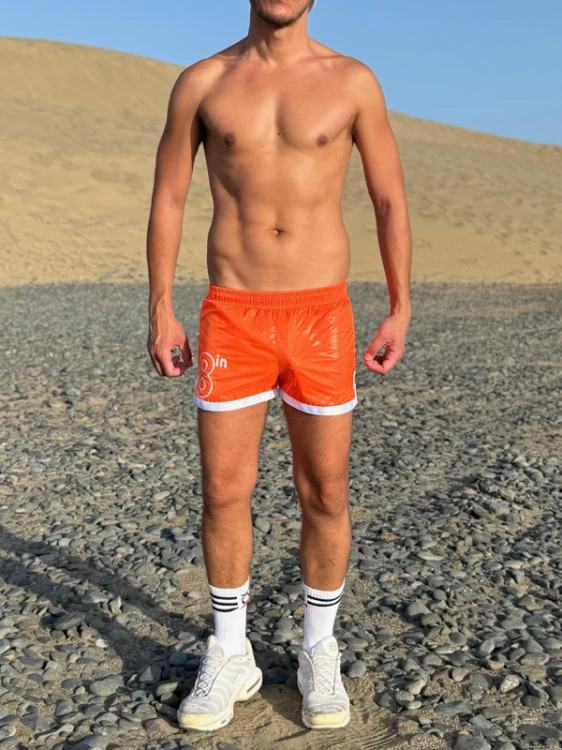 Nylon Board Shorts Orange2.png