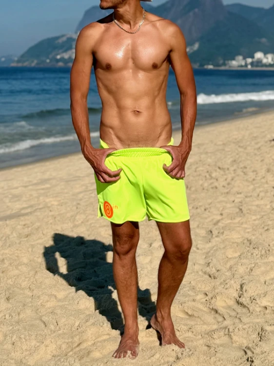 Pique Shorts Limon - Orange3.png