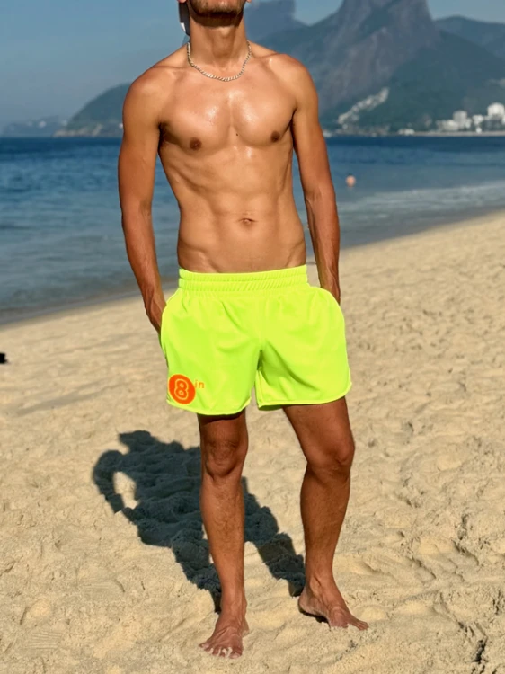 Pique Shorts Limon - Orange4.png